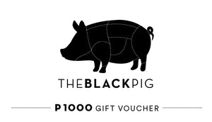 The Black Pig GC Php 1,000