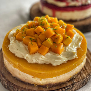 Mango Passionfruit Cheesecake